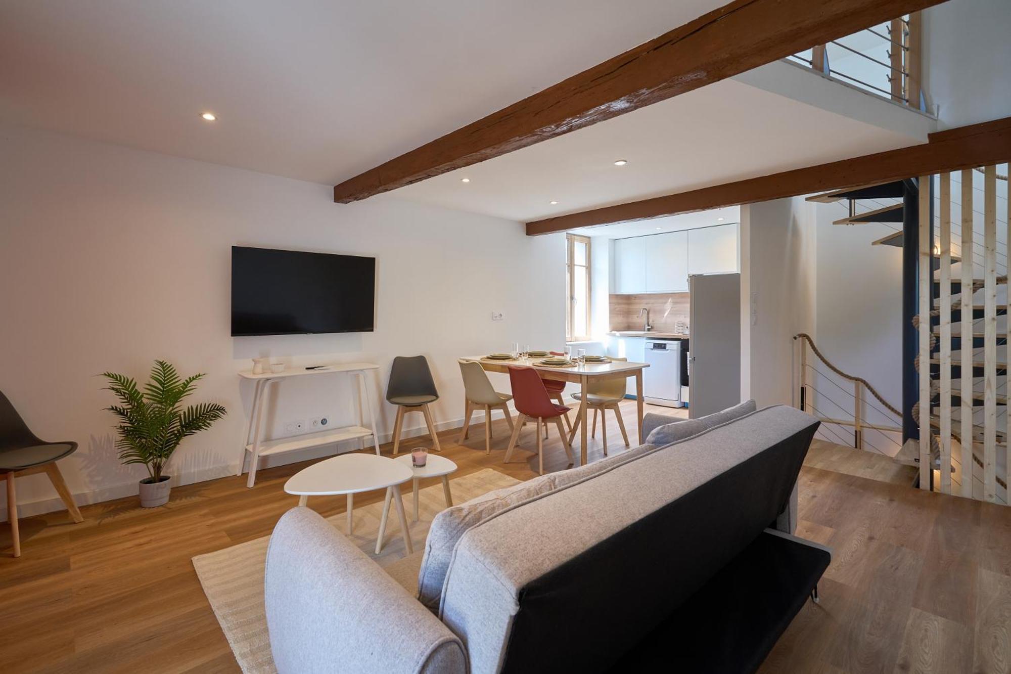 Le Rempart Harmonieux - Triplex Au Pied De La Cite Apartment Carcassonne Luaran gambar